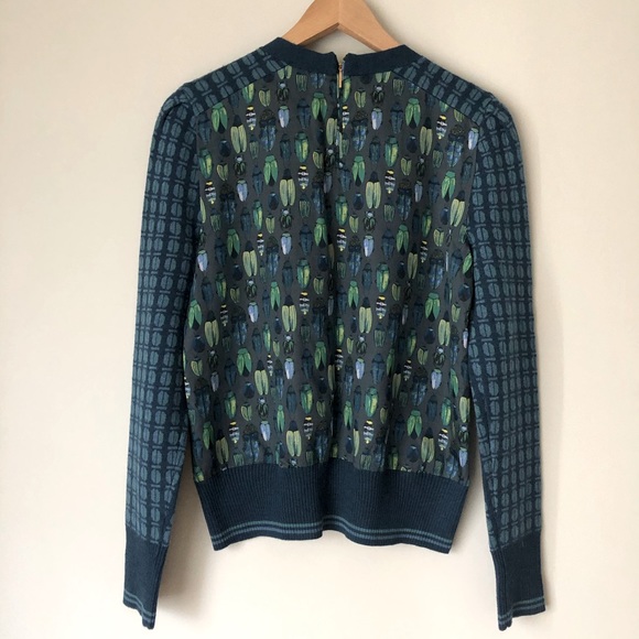 SOLD Tory Burch | 'Walda' Beetle Bug Sweater sz. M - Picture 4 of 7